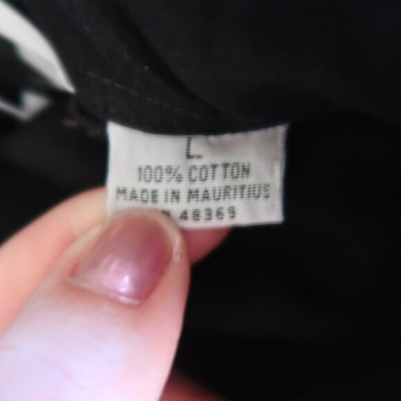 Vintage 90s KZK black western suede trim button down top L - Picture 6 of 6